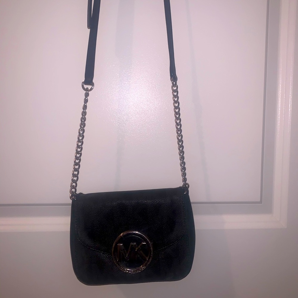 Michael Kors black crossbody purse
